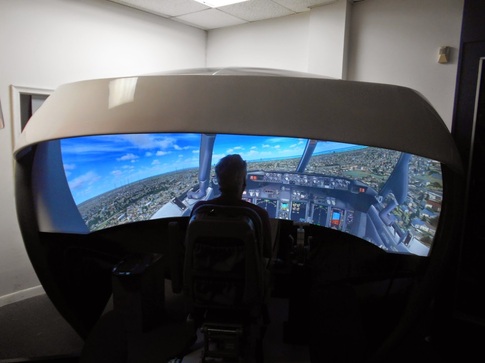 Picture of flight simulator by Atlantic Models